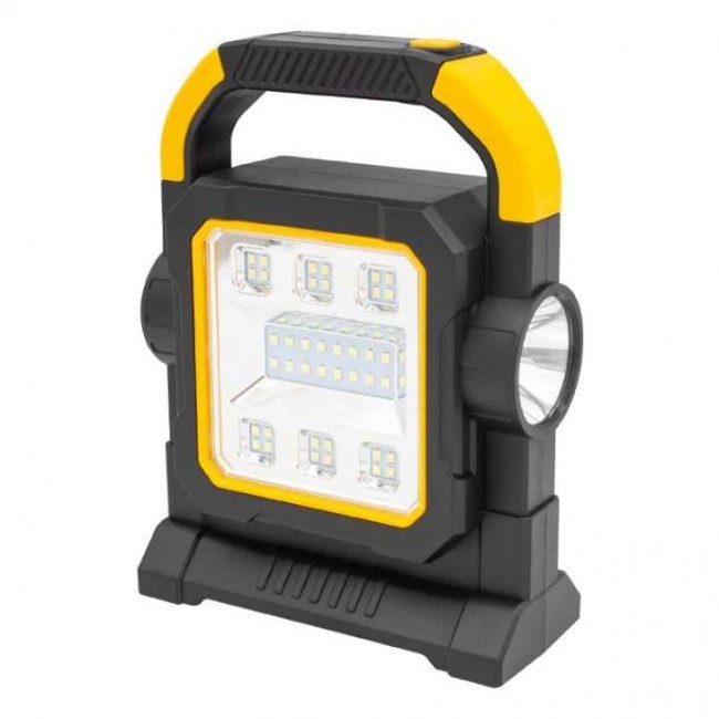 Powermaster HC-7078-D Üç Çalışma Modlu Şarjlı 32 SMD Ledli Taşınabilir Solar Panelli Lamba