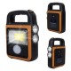 PowerMaster HS-8020C COB LED Solar 4 Kademeli Şarjlı El Işıldak Feneri - USB Çıkışlı Powerbank 