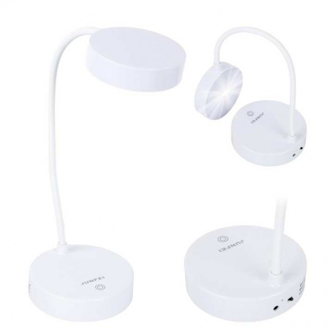 PowerMaster JF-1631 20 LED'li 2.5 Watt Şarjlı Esnek Masa Lambası - Dokunmatik ve USB Şarjlı 