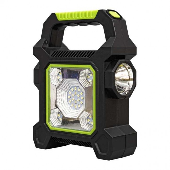 Powermaster JY-258C 3 Kademeli̇ Şarjlı Çok Fonksiyonlu Solar Işıldak 