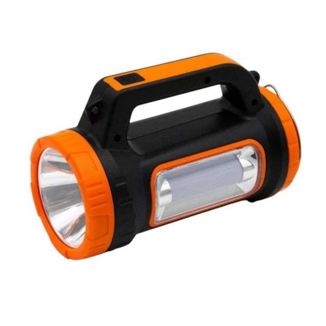 Powermaster MH-818A Şarjlı + Solar 5 Modlu Çok Fonksiyonlu 3W+15W Işıldak El Feneri 