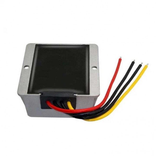 PowerMaster PM-7897 24-12 Volt Girişli Sabit 12 Volt Çıkışlı 10 Amper Oto Konvertör Voltaj Düşürücü