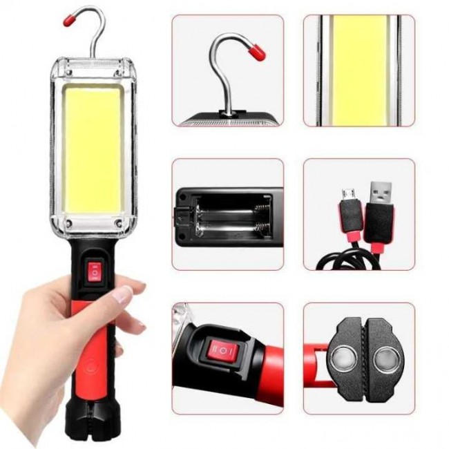Powermaster ZJ-8859 20 Watt COB Ledli Çalışma Lambası Powermaster ZJ-8859 20 Watt COB Ledli Çalışma Lambası