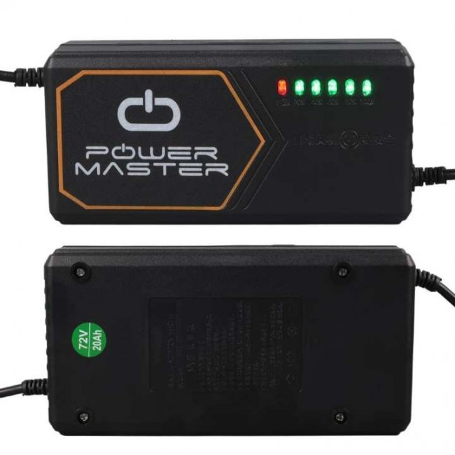 Powermaster PM-31125 72 Volt - 20 Amper C16 Uçlu Elektrikli Bisiklet Şarj Cihazı Powermaster PM-31125 72 Volt - 20 Amper C16 Uçlu Elektrikli Bisiklet Şarj Cihazı