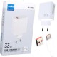 Xtechnx Weko WK-27876 M11 Beyaz 33 Watt Turbo Usb Şarj Başlık Adaptörü + Type-C Kablo Xtechnx Weko WK-27876 M11 Beyaz 33 Watt Turbo Usb Şarj Başlık Adaptörü + Type-C Kablo