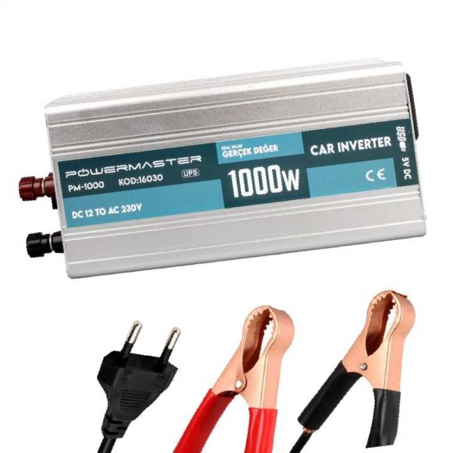 Xtechnx Powermaster PM-1000 12 Volt 1000 Watt Şarjlı UPS'li Inverter