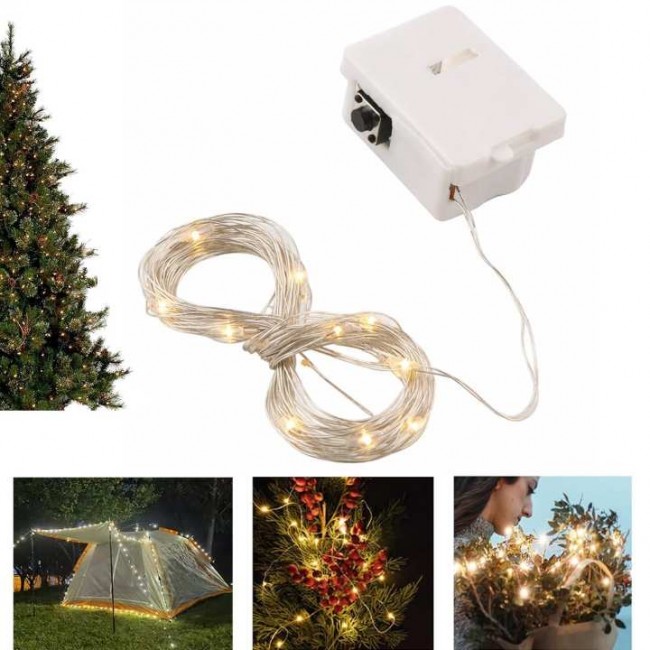 Xtechnx Powermaster PM-29155 Pilli 4.5 Volt 3 Metre Gün Işığı Dekoratif Peri Led
