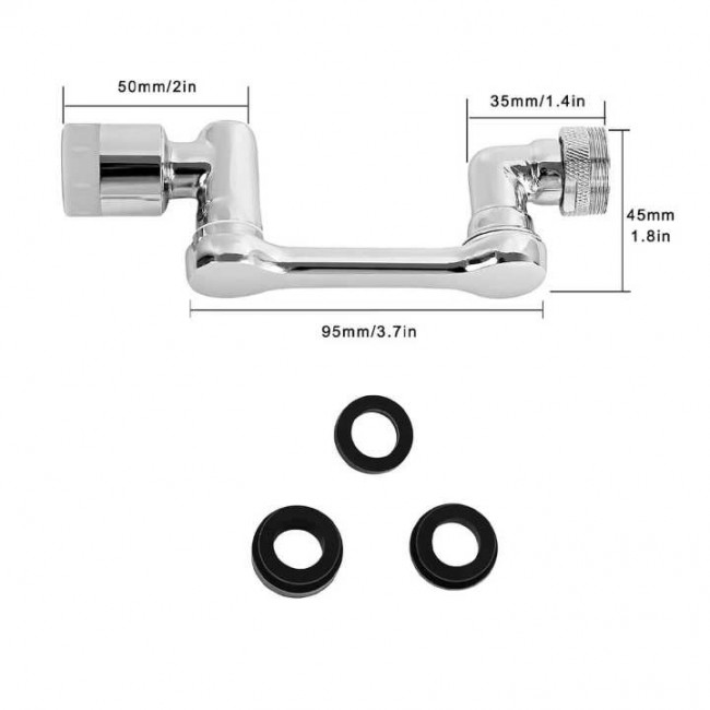 Xtechnx Sunup SN-20341 1080 Derece Dönebilen Musluk - Duş Başlığı