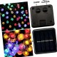 Xtechnx PowerMaster PM-29080 Solar Balon LED Dekoratif Bahçe Lambası 12M 100 Adet Çok Renkli Animasyonlu Dış Mekan LED Işık Zinciri