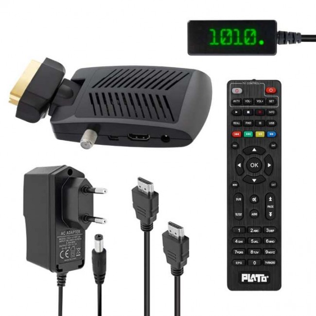 Xtechnx Plato Multi Mini Scart + HDMI Girişli Tkgs'li Full HD Uydu Alıcısı