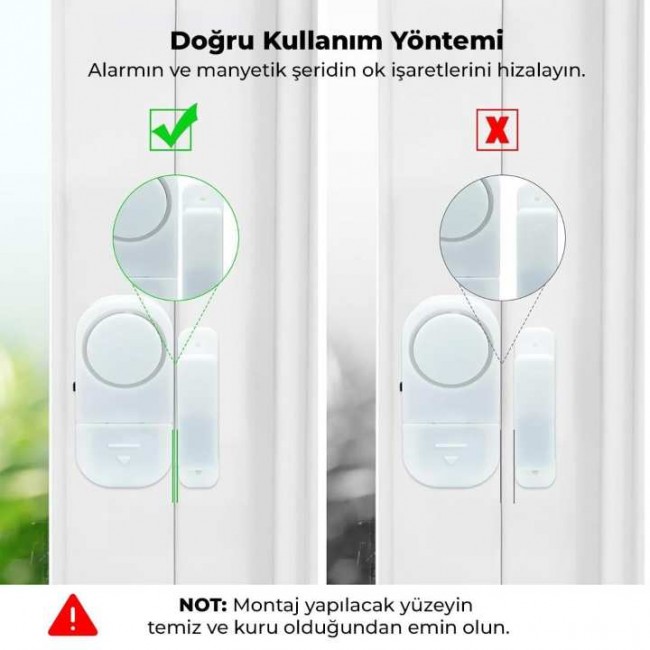 Xtechnx PowerMaster PM-17795 Mini Manyetik Pencere Ve Kapı Güvenlik Alarmı Xtechnx PowerMaster PM-17795 Mini Manyetik Pencere Ve Kapı Güvenlik Alarmı