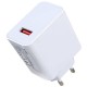 Xtechnx Weko WK-27875 M11 Beyaz 33 Watt Turbo Usb Şarj Başlık Adaptörü 27875
