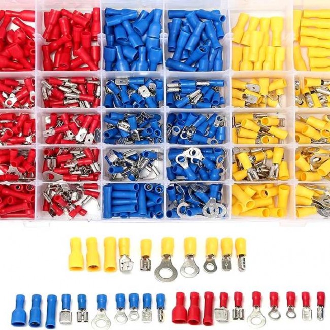 Xtechnx PowerMaster PM-25982 Muhtelif Ölçülerde Kablo Pabuç (480 Parça)