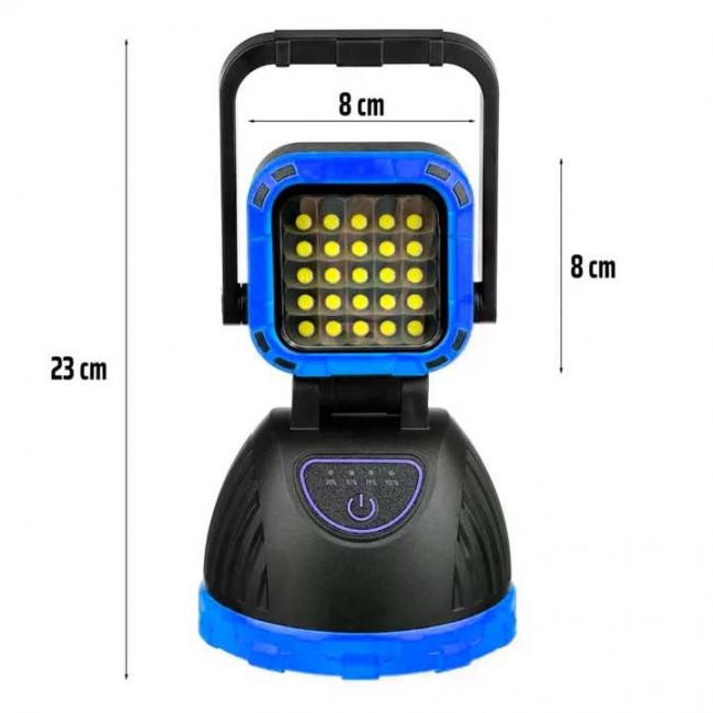 Xtechnx PowerMaster PM-8033B 6 Modlu EL Feneri Ve Işıldak Acil Durum Lambası 25 Cob Ledli Solar Şarjlı Xtechnx PowerMaster PM-8033B 6 Modlu EL Feneri Ve Işıldak Acil Durum Lambası 25 Cob Ledli Solar Şarjlı