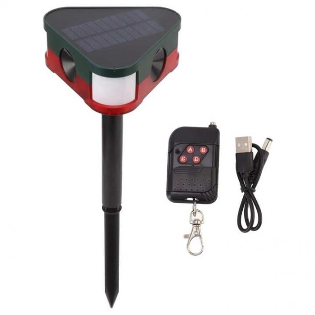 Xtechnx PowerMaster PM-26949 Ultrasonic Sesli Siren Hayvan Kovucu Alarm Cihazı Solar Panelli Xtechnx PowerMaster PM-26949 Ultrasonic Sesli Siren Hayvan Kovucu Alarm Cihazı Solar Panelli