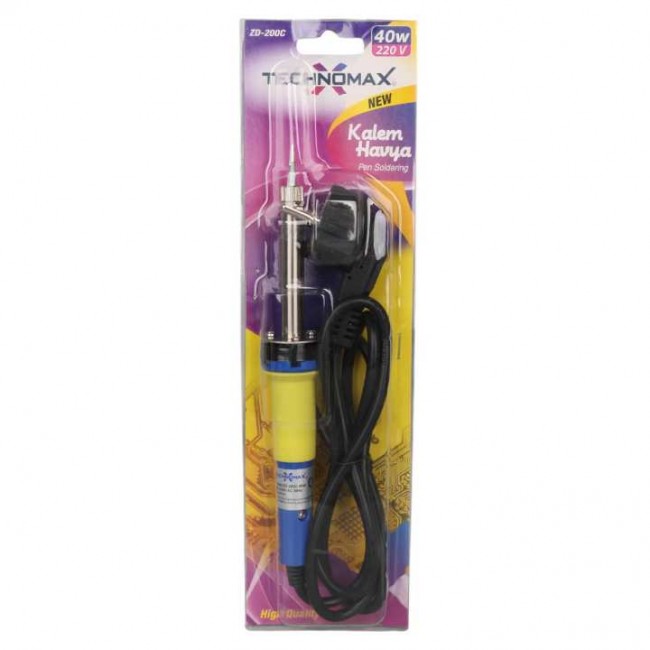 Xtechnx Technomax ZD-200C 40 Watt Kalem Havya Lehim Makinesi AC220V 120cm Kablolu Xtechnx Technomax ZD-200C 40 Watt Kalem Havya Lehim Makinesi AC220V 120cm Kablolu