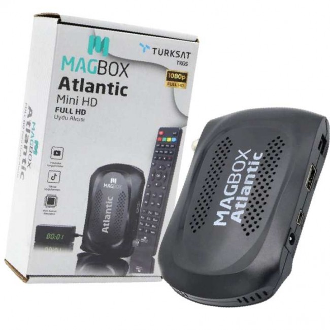 Xtechnx Magbox Atlantic Display Gözlü Tkgs'li 1080P Full HD Mini Uydu Alıcısı Xtechnx Magbox Atlantic Display Gözlü Tkgs'li 1080P Full HD Mini Uydu Alıcısı