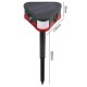 Xtechnx PowerMaster PM-26949 Ultrasonic Sesli Siren Hayvan Kovucu Alarm Cihazı Solar Panelli Xtechnx PowerMaster PM-26949 Ultrasonic Sesli Siren Hayvan Kovucu Alarm Cihazı Solar Panelli