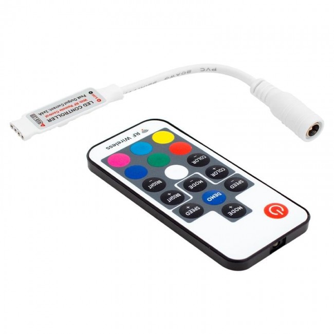 Xtechnx Powermaster 12 Volt RF Küçük Modüllü Uzak Mesafe Algılamalı Led Kontrol Cihazı