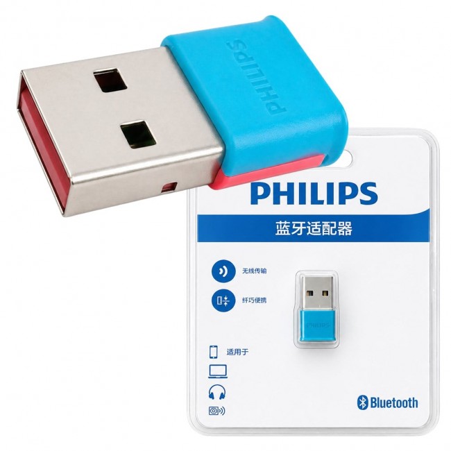 Xtechnx Philips SWR3301A/93 Bluetooth 5.0 Mini USB Dongle Tak-Çalıştır
