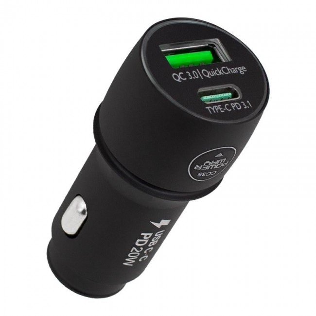Xtechnx Powerway CC35 Yeni Nesil USB-C (iPhone To Type-C) Araç Şarj Seti (PD18W)