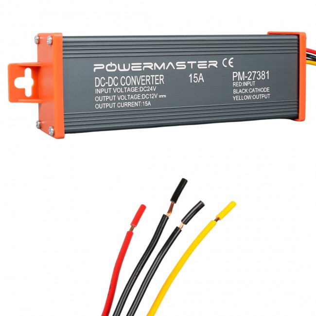 Xtechnx POWERMASTER PM-27381 24V DC / 12V DC 15 AMPER OTO KONVERTÖR
