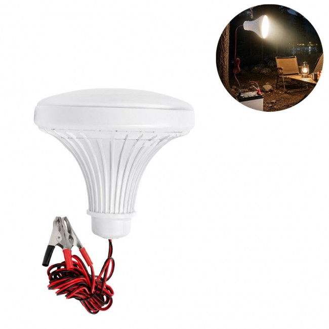 Xtechnx Powermaster Anahtarlı 12 Volt 24 Watt Akü Maşalı 2 Metre Kablolu Led Ampul