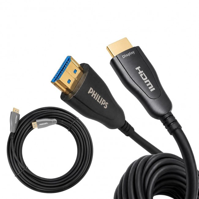 Xtechnx Philips SWR3019W/93 40 Metre 4K 60Hz AOC Fiber Optik HDMI Kablo Çinko Alaşım Gövde Kod:37695