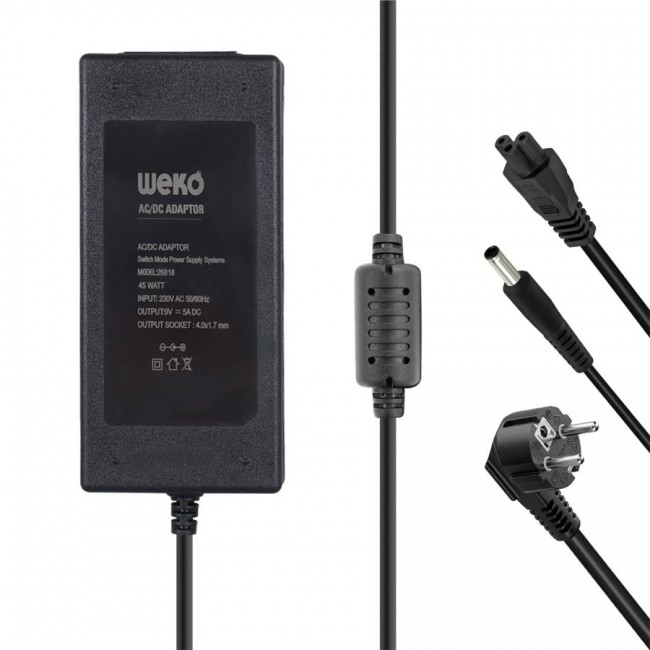 Xtechnx Weko  9 Volt - 5 Amper Yazar Kasa/ Pos Makinesi Masaüstü Adaptör 4.0*1.7 Mm Uçlu