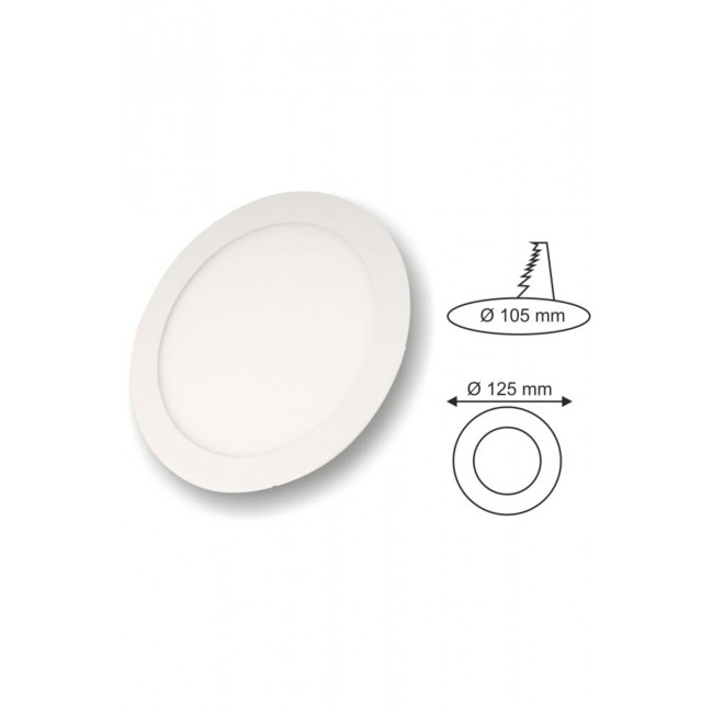 Cata CT-5145B 6W Slim Led Panel Spot Işık 6500K Beyaz