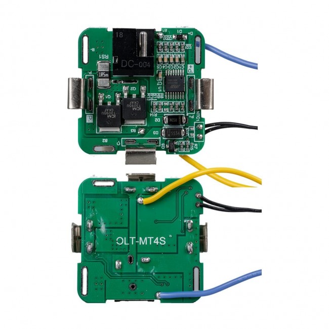Xtechnx Daly BMS-23730 4S Lityum İyon Matkap Batarya Şarj Deşarj Koruma Modülü Kartı Dahili DC Şarj Jack Girişli 16.8V Kod:23730