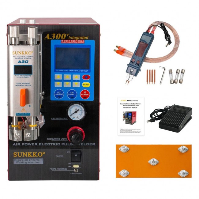 Xtechnx Sunkko A300+ Pil Punto Kaynak Makinesi ve 73B Kaynak Kalemi