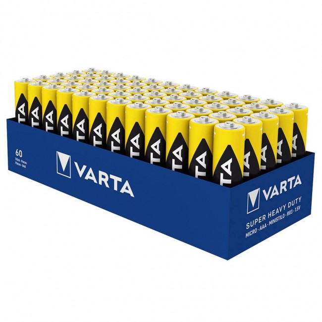 Xtechnx Varta Super Heavy Duty Çinko AAA Ince Kalem Kumanda Pili (60'lı Paket) Xtechnx Varta Super Heavy Duty Çinko AAA Ince Kalem Kumanda Pili (60'lı Paket)