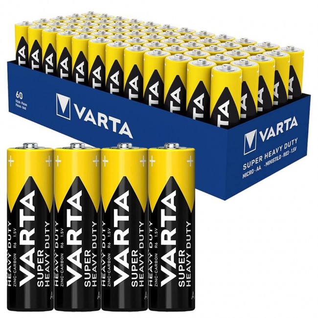 Xtechnx Varta Superlife Çinko AA Kalem Pil (60'lı Paket) Kod:5684