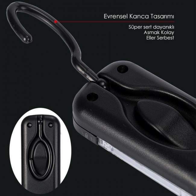 Xtechnx Powermaster PM-14905 220 Volt 7 Metre Kablolu 100 Ledli Seyyar Çalışma Lambası Kod:14905