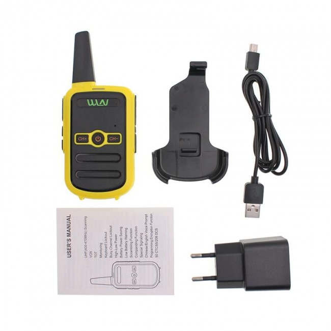 Xtechnx Wln KD-C51 16 Kanal Sarı Tekli Telsiz Kod:4280 Xtechnx Wln KD-C51 16 Kanal Sarı Tekli Telsiz Kod:4280