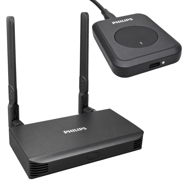 Xtechnx Philips SWR8106E/93 Kablosuz HDMI & VGA Görüntü Aktarıcı Set - 50 Metre Menzilli