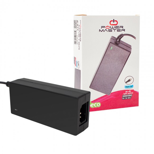 Xtechnx Powermaster PM-14311 16 Volt - 3 Amper 5.5*2.5 Mm Uçlu Plastik Kasa Santral Adaptörü (Masaüstü) Kod:14311 Xtechnx Powermaster PM-14311 16 Volt - 3 Amper 5.5*2.5 Mm Uçlu Plastik Kasa Santral Adaptörü (Masaüstü) Kod:14311
