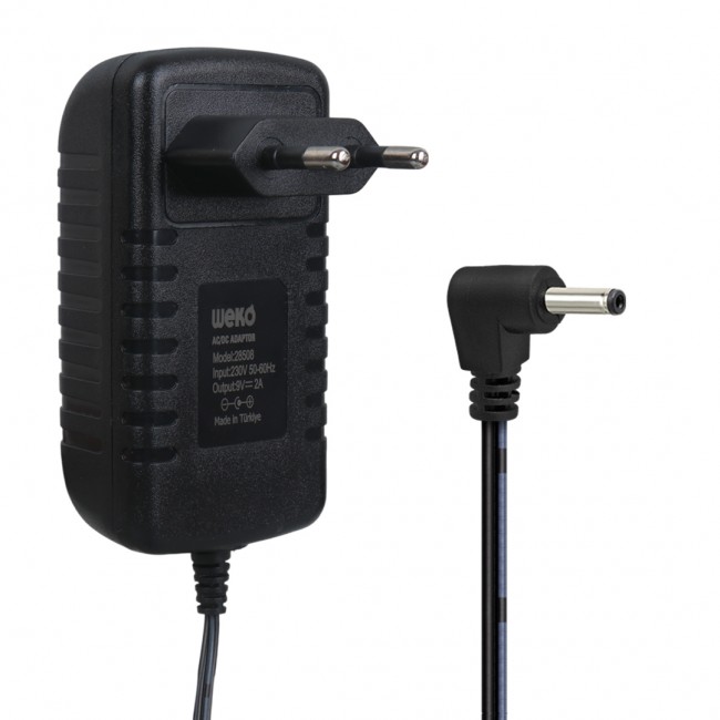 Xtechnx Weko 12 Volt - 3 Amper 3.5*1.35 Uçlu Yerli Üretim Yazar Kasa POS Adaptörü