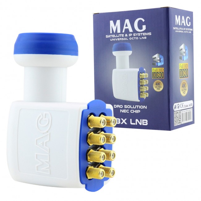 Xtechnx MAG Altın Uçlu Sekizli Lnb Kod:1472 Xtechnx MAG Altın Uçlu Sekizli Lnb Kod:1472