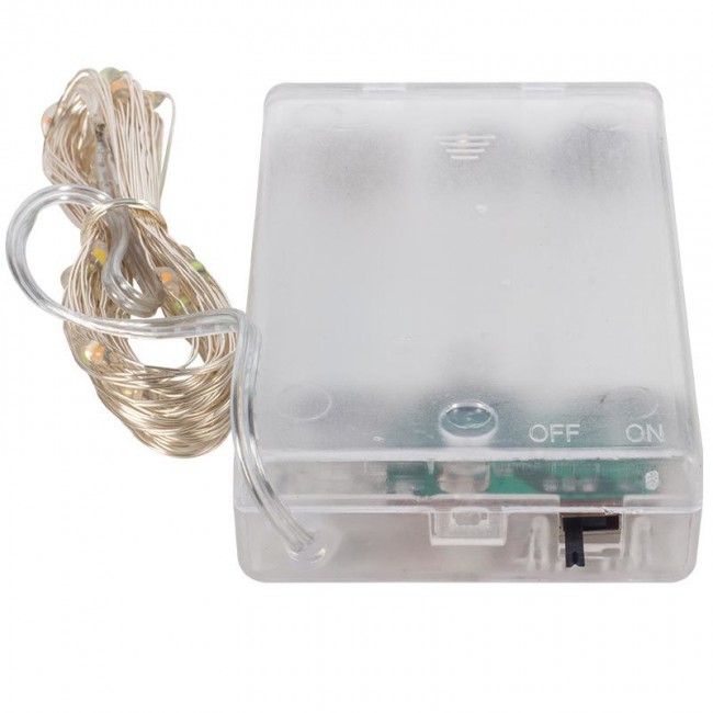 Xtechnx Powermaster PM-2557 Pilli RGB 4 Renkli RGB 10 Metre Kablolu Bağ Led