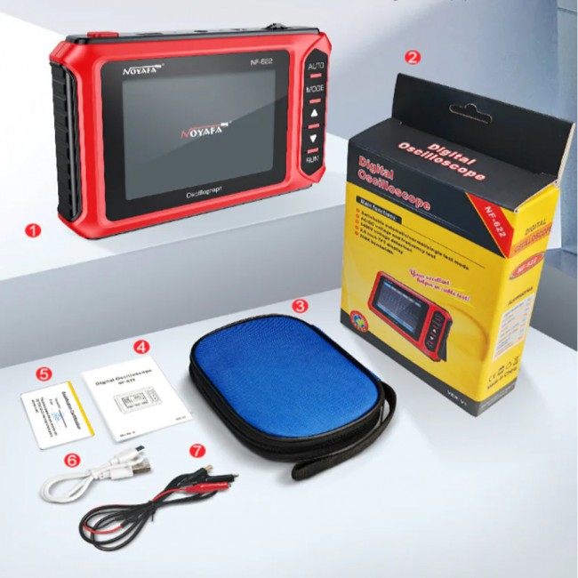 Xtechnx Noyafa NF-622 El Tipi 2.8'' TFT Ekran Mini Dijital Osiloskop Xtechnx Noyafa NF-622 El Tipi 2.8'' TFT Ekran Mini Dijital Osiloskop