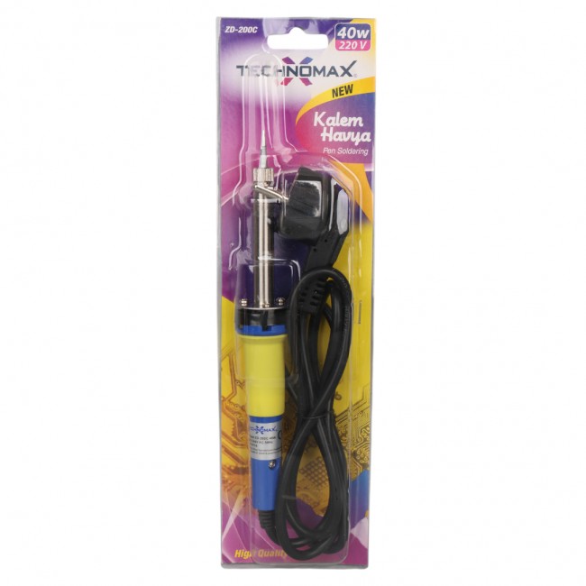 Xtechnx Technomax ZD-200C 40 Watt Kalem Havya Lehim Makinesi AC220V 120cm Kablolu Xtechnx Technomax ZD-200C 40 Watt Kalem Havya Lehim Makinesi AC220V 120cm Kablolu