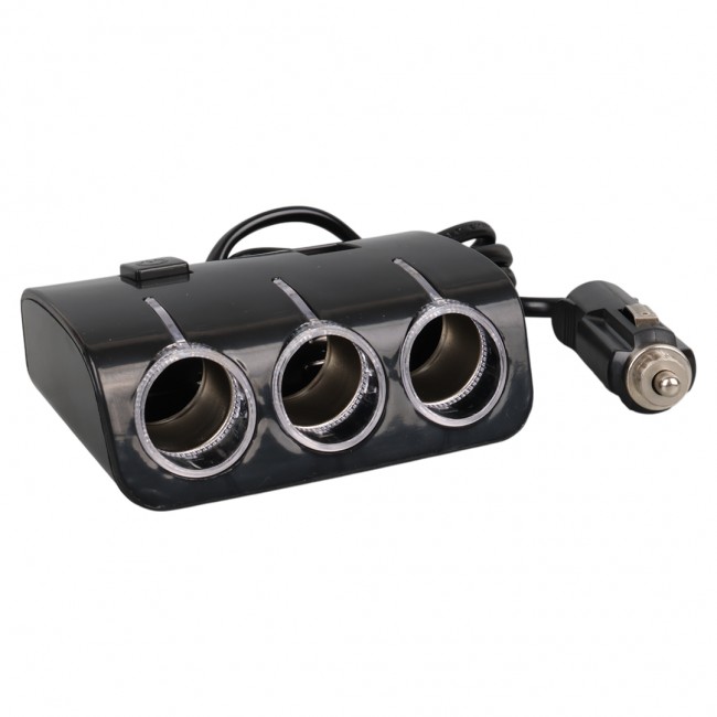 Xtechnx Olesson 1506 12-24V Çift USB Girişli 120W 80 CM Kablolu 3'LÜ Araç Çakmak Çoklayıcı Kod:25577 Xtechnx Olesson 1506 12-24V Çift USB Girişli 120W 80 CM Kablolu 3'LÜ Araç Çakmak Çoklayıcı Kod:25577