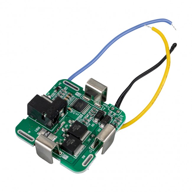 Xtechnx Daly BMS-23730 4S Lityum İyon Matkap Batarya Şarj Deşarj Koruma Modülü Kartı Dahili DC Şarj Jack Girişli 16.8V Kod:23730