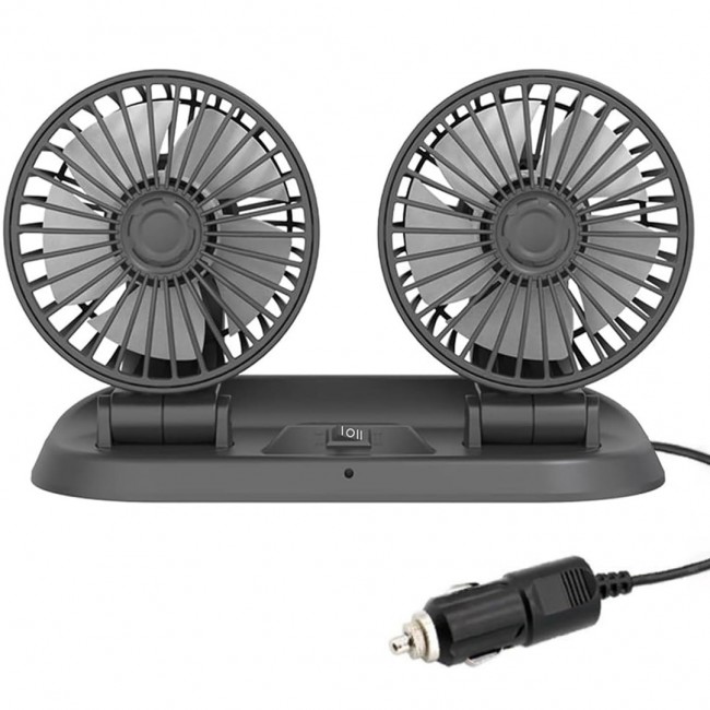 Xtechnx Powermaster FAN10 Mini 12 Volt Dc Çakmaklıklı Numaratörlü Plastik 2'li Araç Vantilatör Fan Xtechnx Powermaster FAN10 Mini 12 Volt Dc Çakmaklıklı Numaratörlü Plastik 2'li Araç Vantilatör Fan