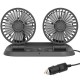 Xtechnx Powermaster FAN10 Mini 12 Volt Dc Çakmaklıklı Numaratörlü Plastik 2'li Araç Vantilatör Fan Xtechnx Powermaster FAN10 Mini 12 Volt Dc Çakmaklıklı Numaratörlü Plastik 2'li Araç Vantilatör Fan