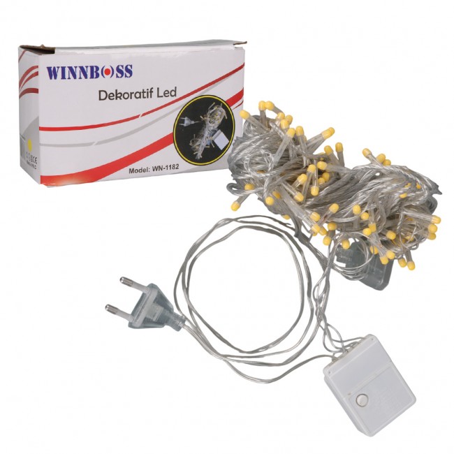 Xtechnx Winnboss WN-1182 Gün Işığı 10 Metre Dekoratif Led Yılbaşı Işığı 5 Watt AC220V Kod:29379 Xtechnx Winnboss WN-1182 Gün Işığı 10 Metre Dekoratif Led Yılbaşı Işığı 5 Watt AC220V Kod:29379